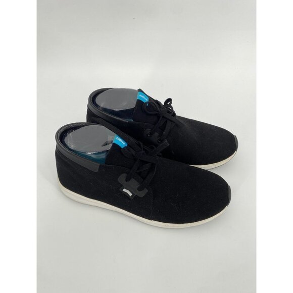 WOMEN'S NATIVE AP CHUKKA HYDRO SIZE 6 BLACK SUEDE SNEAKERS - Picture 1 of 5